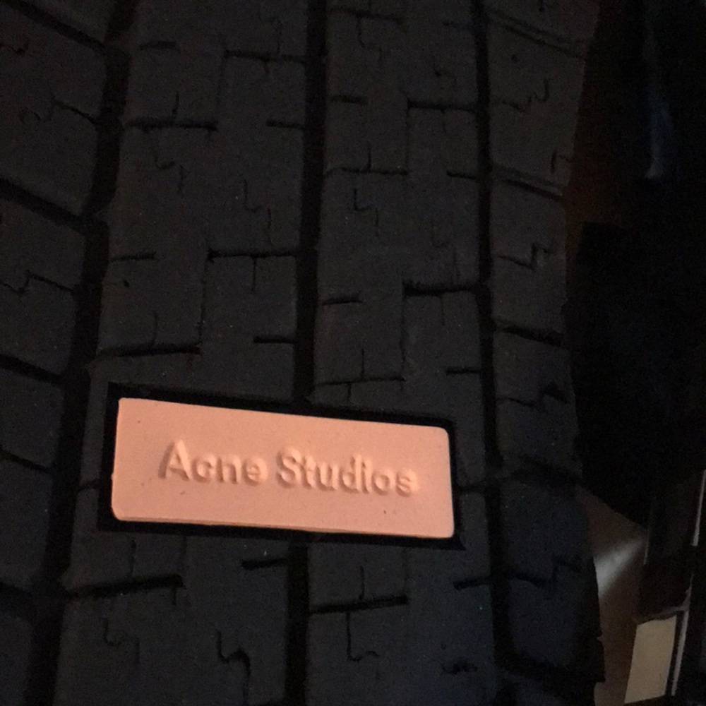 🎈SOLD🎈AUTHENTIC ACNE STUDIOS KLEATE METALLIC SANDALS - Picture 3 of 6